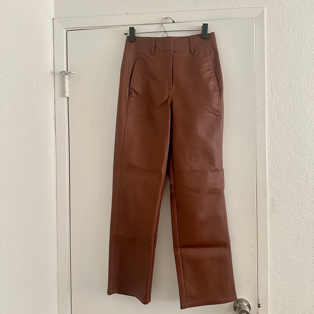Aritzia Wilfred free Brown Ascendant Pant - Picture 3 of 6